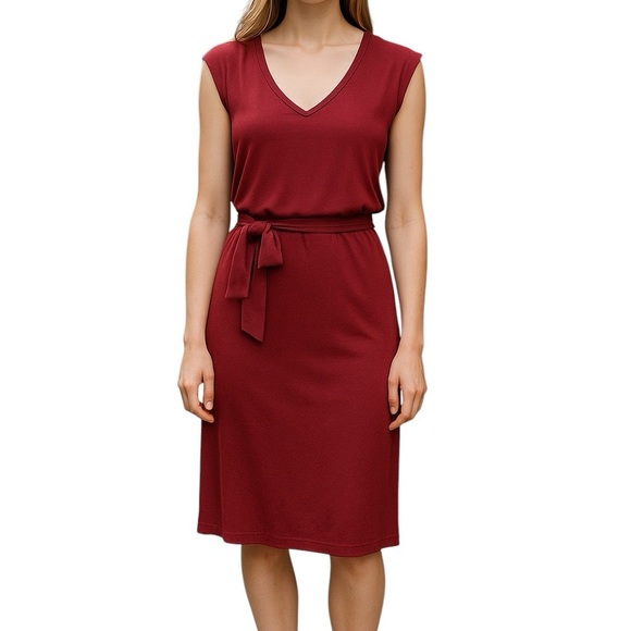 Part Two Copenhagen Laika Dress Burgundy - Picture 1 of 10